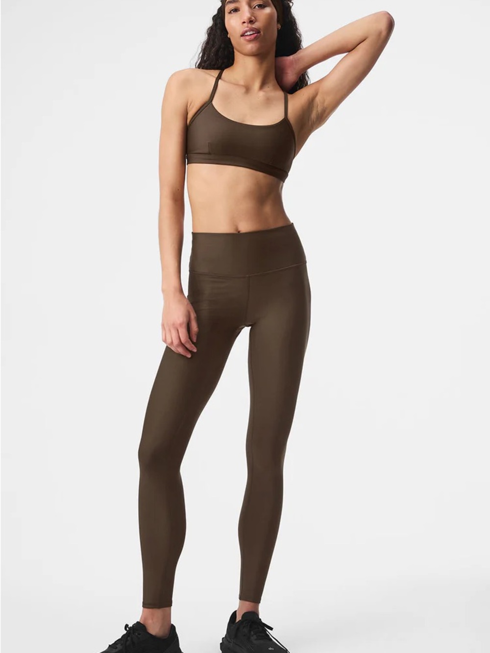 ALO Yoga Matching Espresso Set in size Small